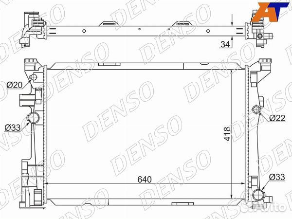 Радиатор mercedes CLA-class C117 13, mercedes GLA