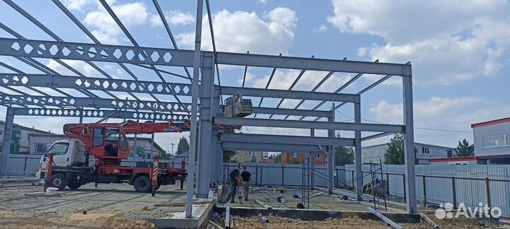 Сварочные работы. Строительство цехов, ангаров