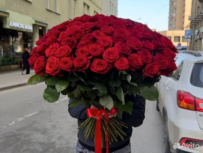 Букет из свежих роз