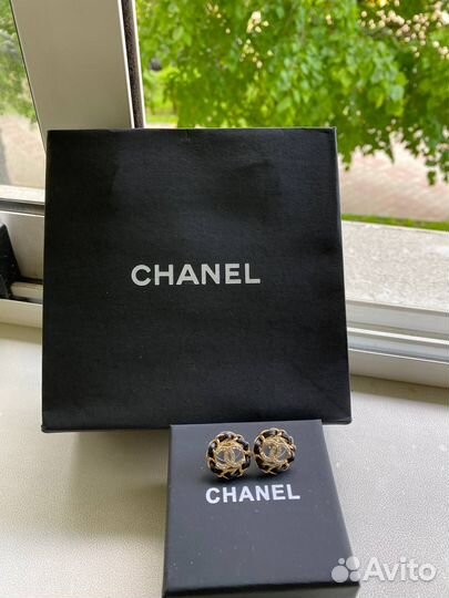 Серьги Chanel оригинал