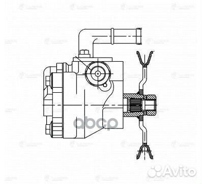 LPS 0801 насос гидроусилителя руля Hyundai Acc