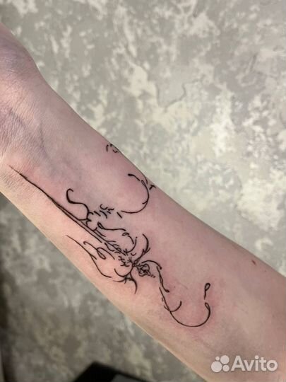 Модель на тату