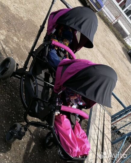 Коляска для двойни Модель FD-Design Zoom 2 в 1