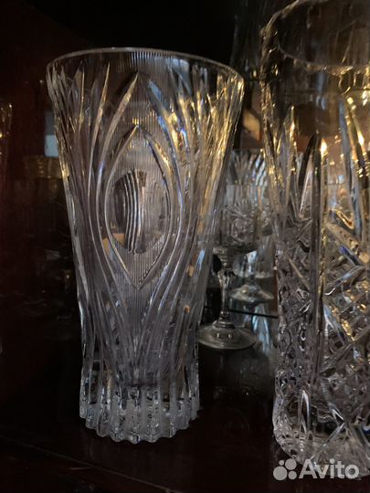 Хрустальные вазы для цветов. конфет и фруктов