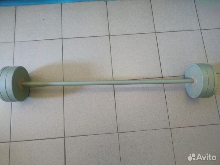 Штанга гриф блины бу