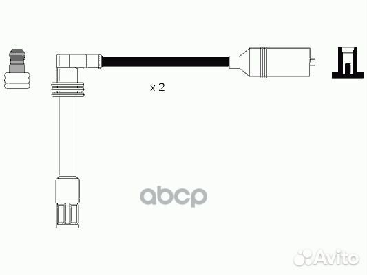 Комплект в/в проводов RC-AD1102 2348 NGK