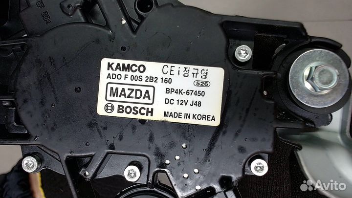 Двигатель стеклоочистителя задний Mazda 3 (BK), 20