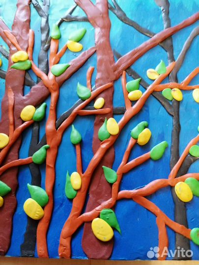 Картина из пластилина 