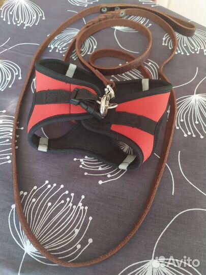 Шлейка(маечка) с поводком