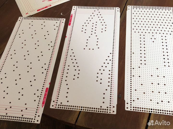 Перфокарты для вязальных машин