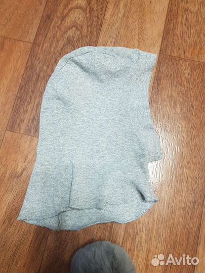 Шапка шлем зимняя на 1-2 года