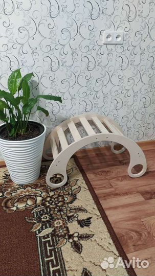 Детская горка качалка