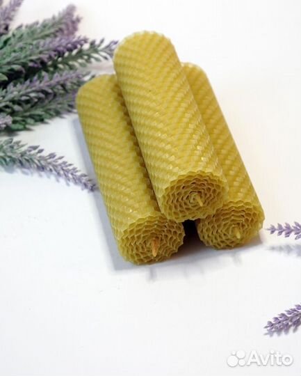 Свечи из вощины (натуральные свечи ручной работы)