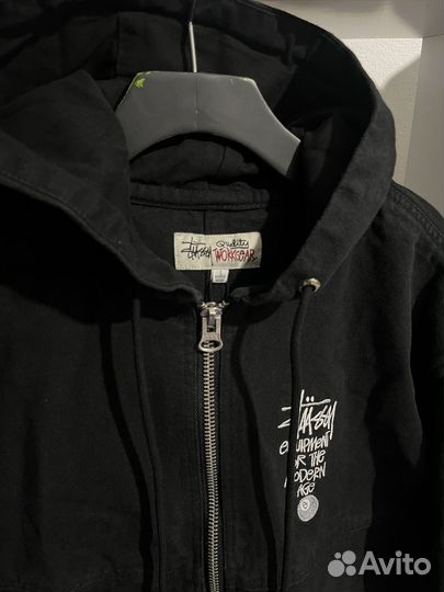 Washed Canvas Shop Jacket Stussy