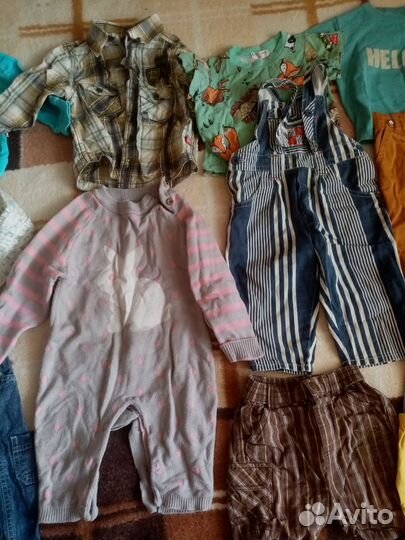 Вещи для мальчика пакетом 6-12 м