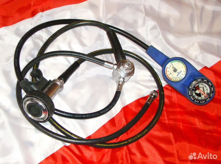 Регулятор Poseidon-Cyklon-Metal + консоль Oceanic