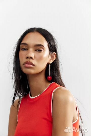 Серьги Вишенки/zara