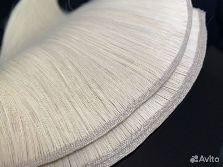 Волосы натуральные на трессе, рассрочка