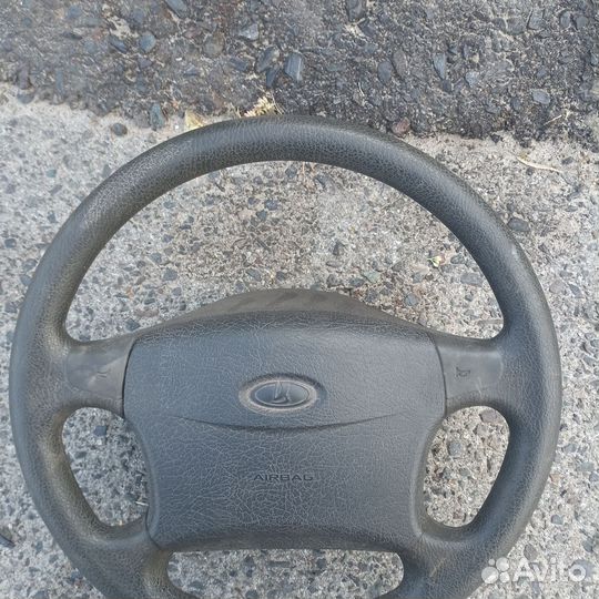 Руль с подушкой priora 1