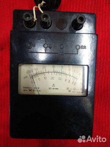 Мегаомметр М4100/4. До 1000 V купить в Набережных Челнах | Товары для ...