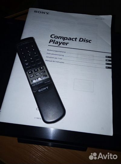 Cd проигрыватель sony CDP-XE 800