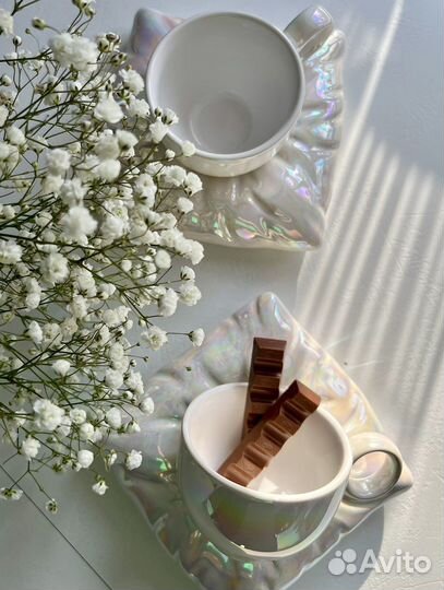 Чашка с блюдцем