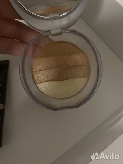 Хайлайтер румяна бронзер 3 в 1