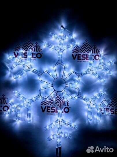 Светодиодная фигура Снежинка доставка