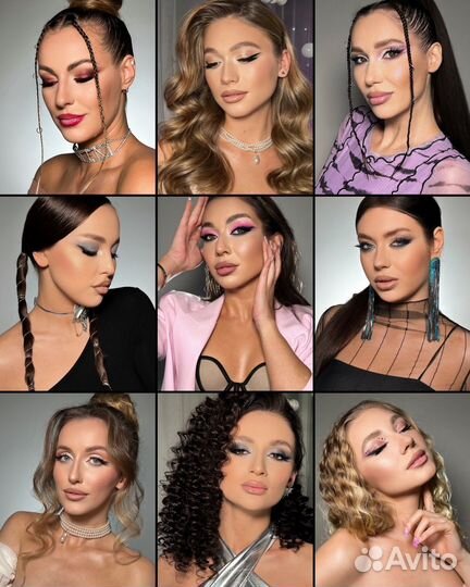 Модель на макияж и укладку
