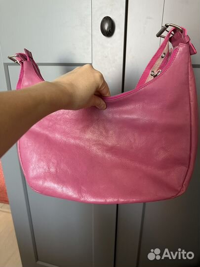 Сумка кожаная ungaro fuchsia Италия