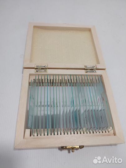 Микроскоп, Набор препаратов «анатомия» 25шт