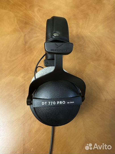 Наушники beyerdynamic dt 770 pro 80 ohm