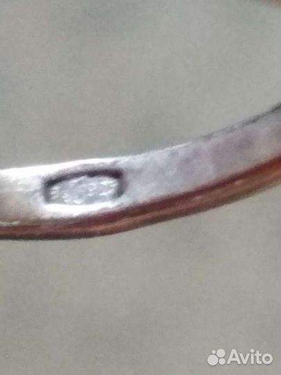 Кольцо серебро 925 размер 16