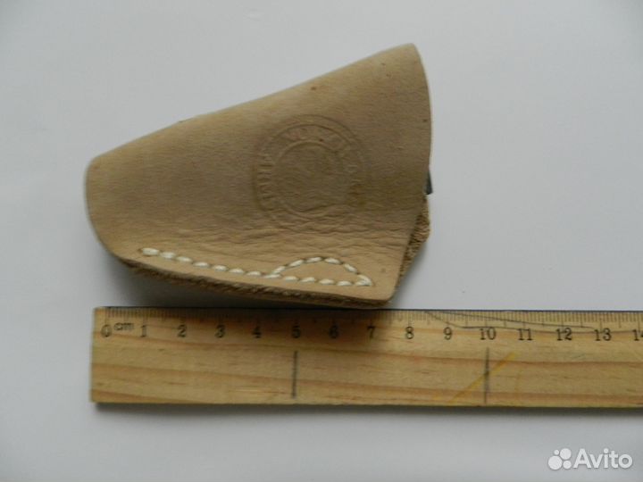 Кожаный чехол для зажигалки со скобой