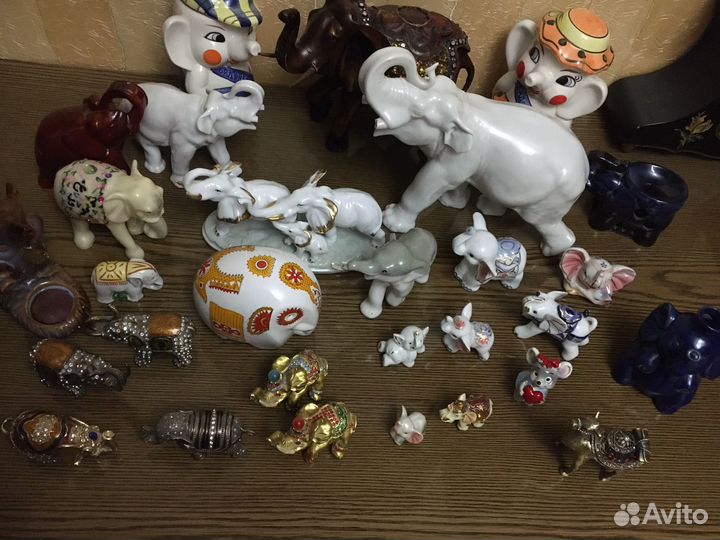 Статуэтка шкатулка слон