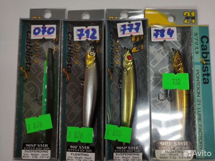 Воблер pontoon 21 в ассортименте