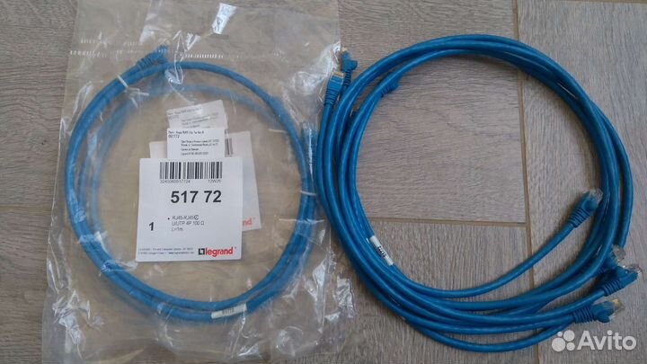 Витая пара с коннекторами RJ45