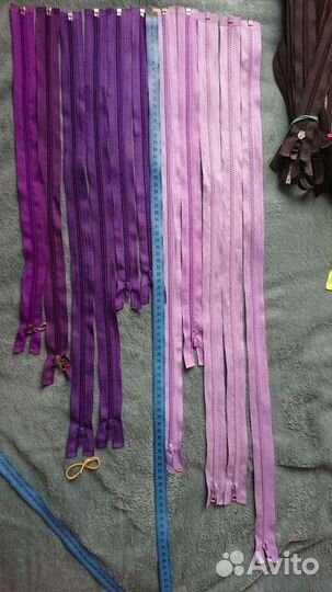 Молнии 40-120см, корсажная лента