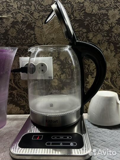 Чайник kitfort 1,7л с подсветкой
