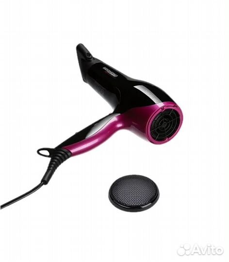 Фен Redmond RF-522, 1800 Вт, черный, фиолетовый