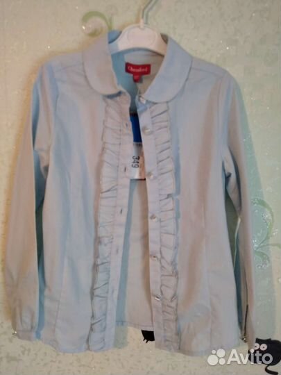 Блузка для девочек новая р 32 (128)