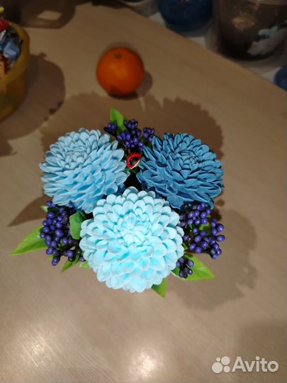 Хризантемы мыло букет