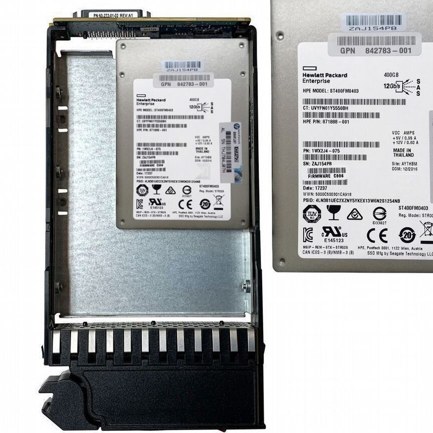 [868231-001] Ssd Hp 400gb P9m79a 12g Sas 2.5 868231-001