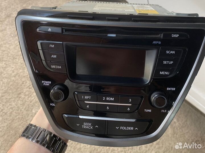 Штатная магнитола элантра 5