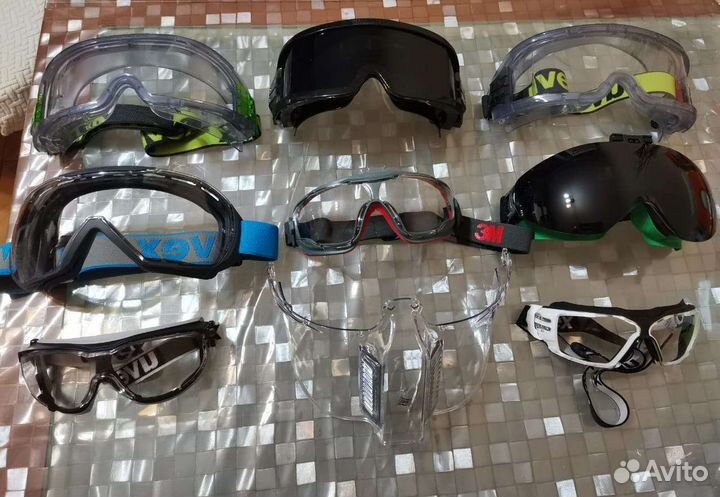 Очки Закрытые Очки 3М Очки Uvex Очки Защитные Нов
