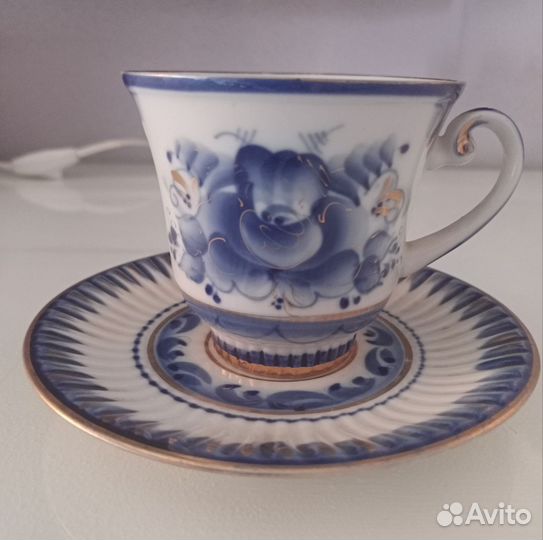 Чашка с блюдцем