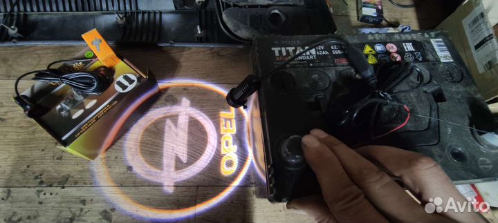 Светодиодная проекция логотипа opel