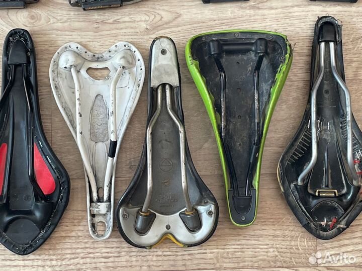 Седло, педали, туклипсы, стрепы, вынос