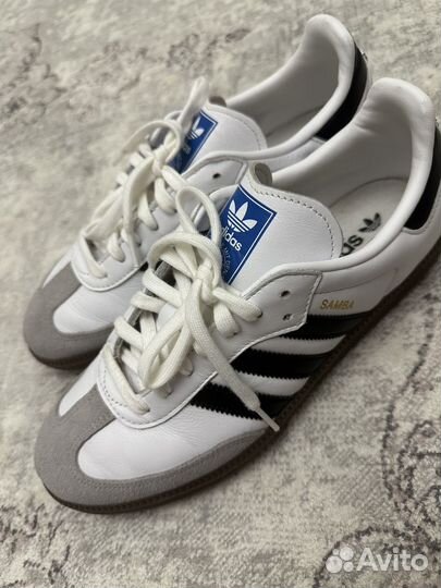 Кеды adidas samba og белые