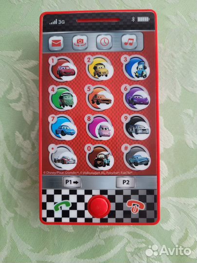 Развивающие игрушки телефон Молния Маквин Планшет